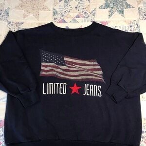 The Limited 90s Dark Blue Crewneck Sweatshirt
